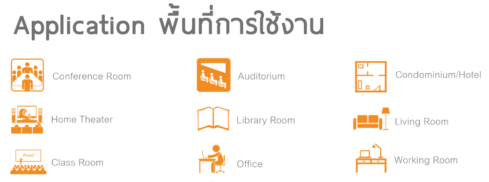 Application พื้นที่การใช้งาน แทรนดาร์ อีโคโฟน 