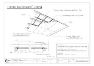 Trandar Zoundboard Ceiling