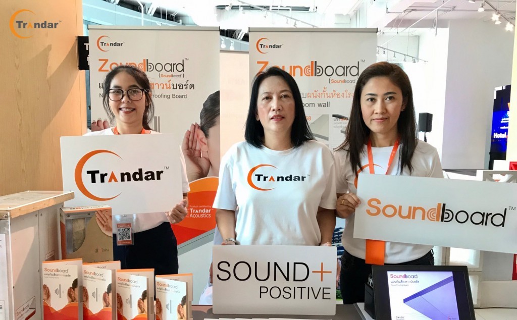 ผลิตภัณฑ์ Trandar Soundboard ร่วมจัดแสดงในงานสัมมนาวัสดุศาสตร์ หัวข้อ “Hotel Design” โดย Wazzadu Academy