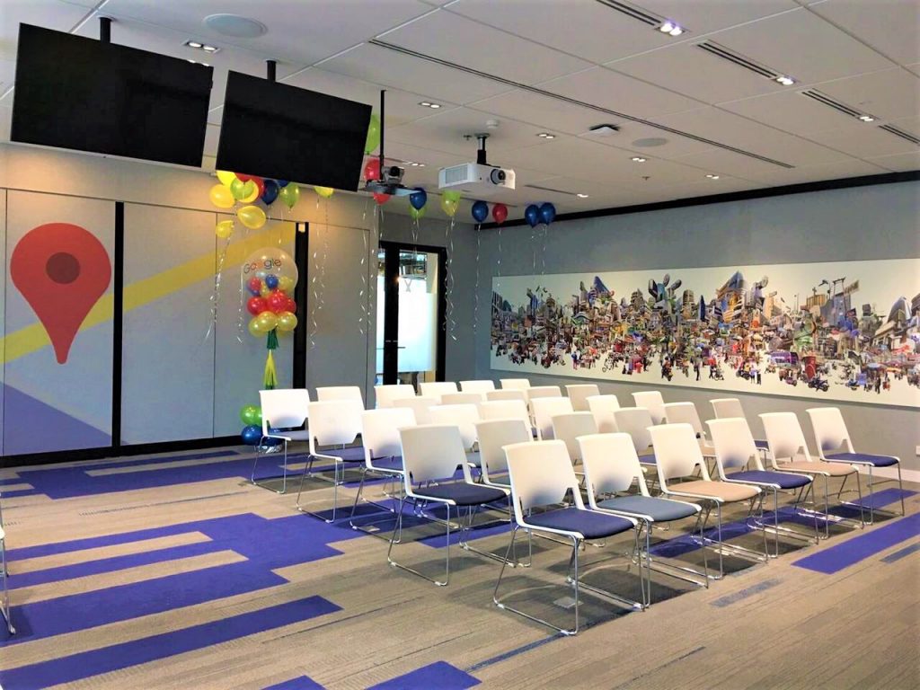Office Google ใช้ฝ้าอะคูสติก Trandar Gedina E