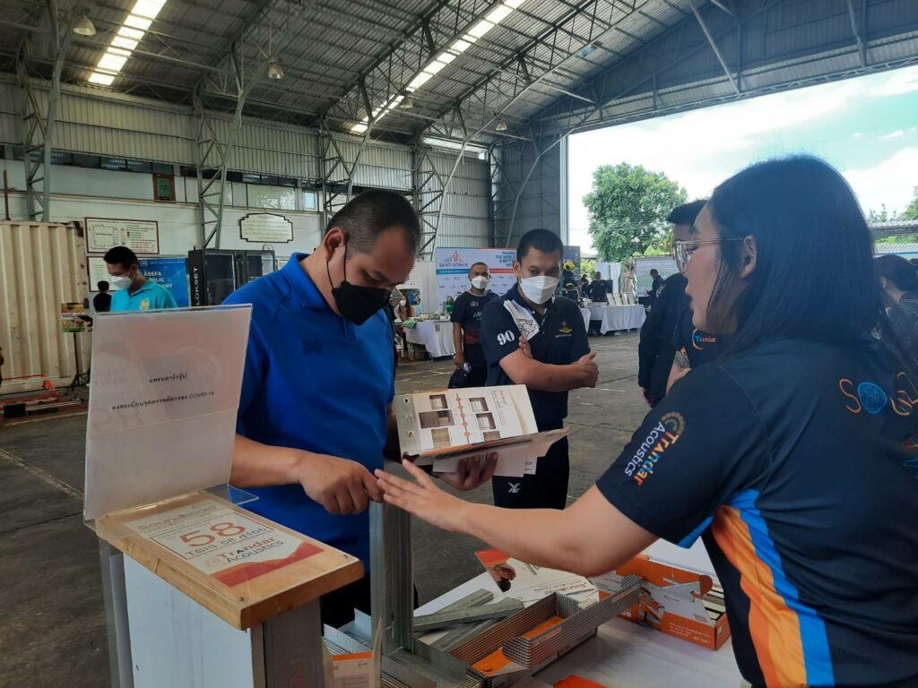 แทรนดาร์ อะคูสติก ร่วมจัดนิทรรศการแสดงผลิตภัณฑ์ ณ กองสนามบิน ชย.ทอ.